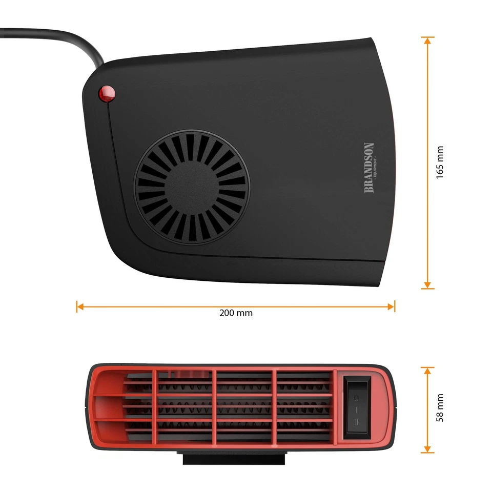 Brandson Komfort -Pro- KFZ-Autoheizung | PKW-Innenraumheizung/ Heizlüfter B-Ware - Bild 2 von 4