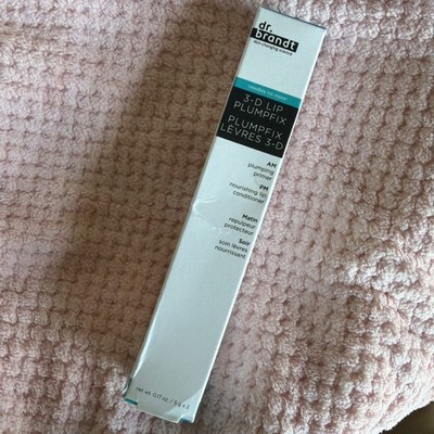 Dr. Brandt Needles No More 3-D LIP PLUMPfix Plumper Hyaluronic Acid AM PM Balm