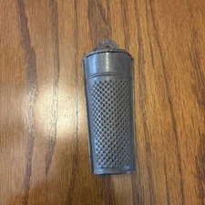 Vintage Nutmeg/Spice Grater Or Zester -Tin 5” – Coffin Style