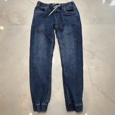 Levi  s Youth Jogger Jeans Size M Blue Denim Elastic Waist Tapered Casual Pants