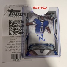 2024 Topps Resurgence Rookie AUTO Terrion Arnold #RRS-TA Refractor