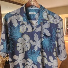 XL TOMMY BAHAMA HAWAIIAN TROPICAL ISLANDZONE SILK CAMP SHIRT