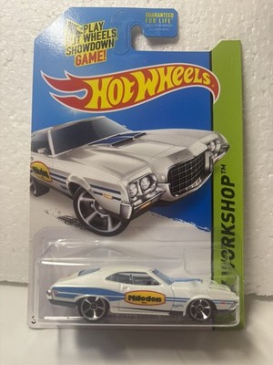 2014 Hot Wheels HW Workshop '72 Ford Gran Torino Sport - White