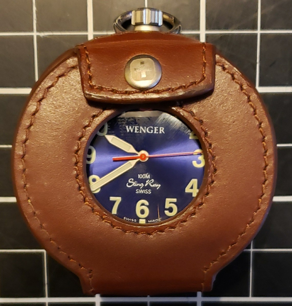 SCARCE* Wenger Sting Ray 100m SMT design Swiss pocket watch in