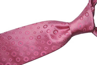 ALTEA MILANO Tie ITALY MADE Silk Pink L60 W3.4