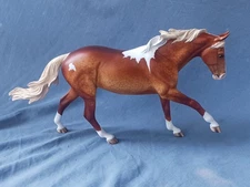 Breyer Custom Dundee Dappled Chestnut Paint Horse Statue OOAK