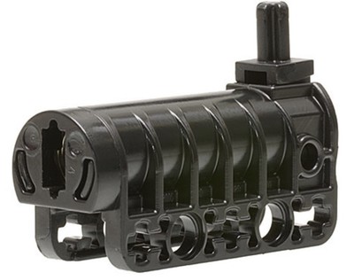 1x LEGO  Blaster Kanone Shooter 57029c01  - Schwarz, Cannon, Flat Bottom
