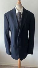 Gieves & Hawkes Savile Row Wool Black Suit UK 42R X W36 X L32