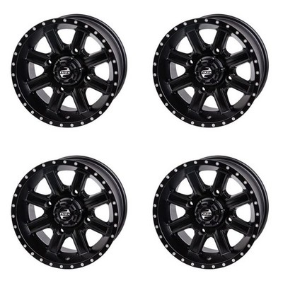 (4 Pack) 4/137 Tusk 185-276-0010d3b3-06f657-4X Cascade Wheel 14x7 5.0 + 2.0