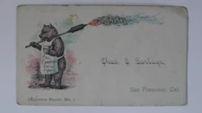 1890 San Francisco CA Parlor 1 NSGW Native Sons Golden West Flambeau Drill Corps