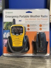Oregon Scientific Emergency Portable Weather Radio WR601N NOAA All Hazards   New