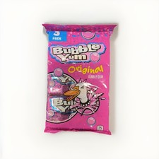Bubble Yum Original Flavored Chewy Bubble Gum, 3 packs of 10 pieces FAST SHIP
