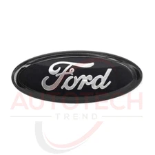 BLACK 2005-2014 Ford F150 FRONT GRILLE/ TAILGATE 9 inch Oval Emblem 1PC