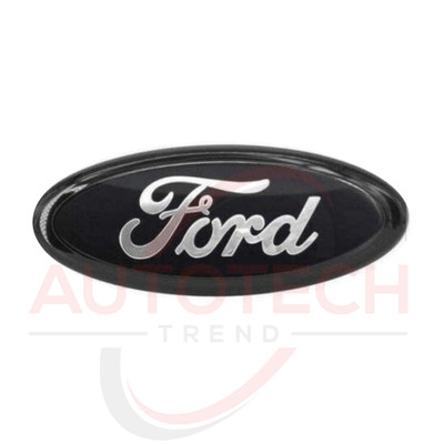 BLACK 2005-2014 Ford F150 FRONT GRILLE/ TAILGATE 9 inch Oval Emblem 1PC