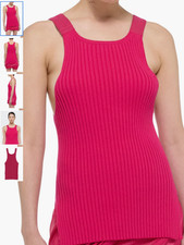 NWT Helmut Lang Rib Organic Cotton Tank, size XS, 275