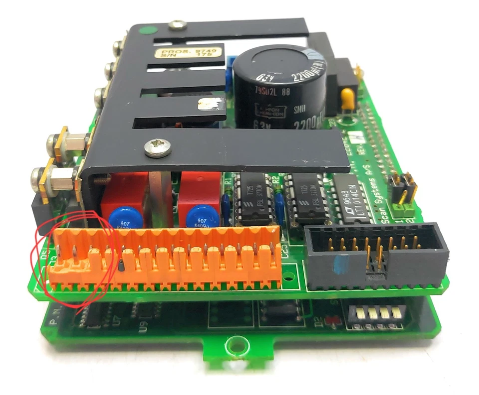 hernis scan systems 22043-2 REV.H pcb card module - Image 2 of 4