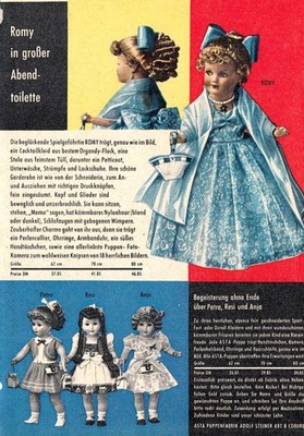 3w8398/ Reklame / Werbung aus 1958   ASTA Puppenfabrik   Coburg