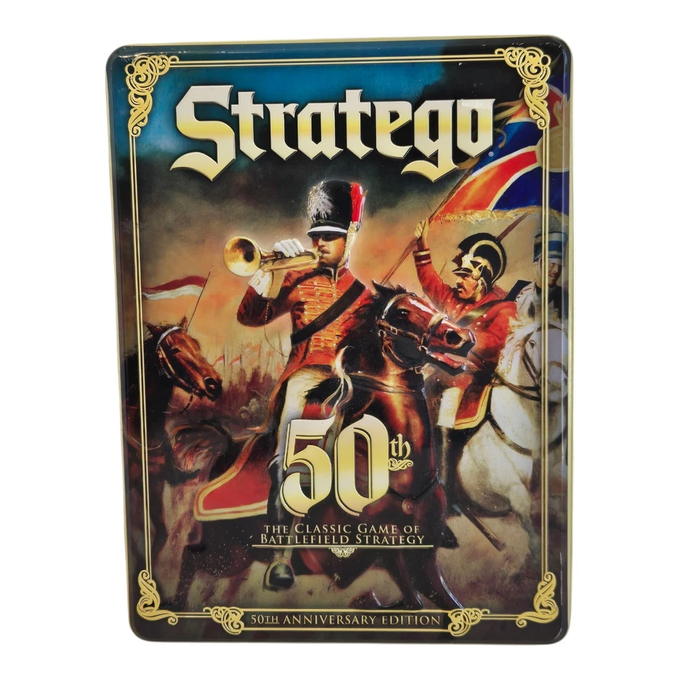 STRATEGO 50th Anniversary Edition Collectible Tin, 2011 **COMPLETE** - Image 2 of 4