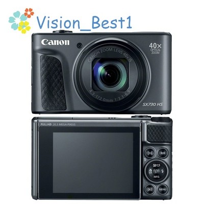 Canon PowerShot SX730 HS Digital Camera 20.3MP 40x Optical Zoom Black NFC&WiFi