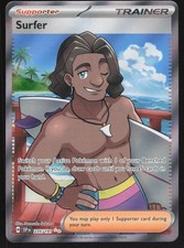 Surfer - Ultra Rare Holo 235/191 NM SV08: Surging Sparks Pokemon Card