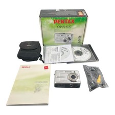 Vintage Pentax Optio E20 6MP Digital Camera with Original Box  Guides TESTED