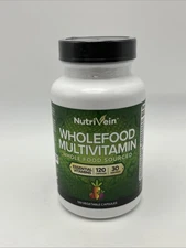 Nutrivein Whole Food Multivitamin - Complete Daily Vitamins For Men and Women