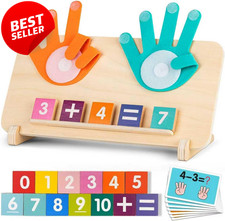 Preschool Math Counting Blocks Montessori Learning Toy Toddlers 3-5 - US
