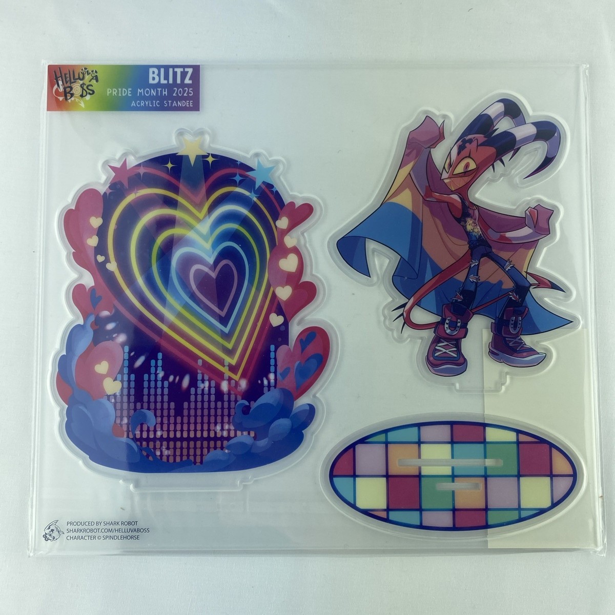 ヘルヴァボス プライド 2025 ステッカーシート Helluva Boss Blitz Pride Month 2025 Limited Edition Acrylic