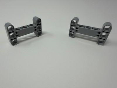 LEGO 14720 Technic Light Gray Modified H / I Beam Frame Shape 3 X 5 Lot Of 2