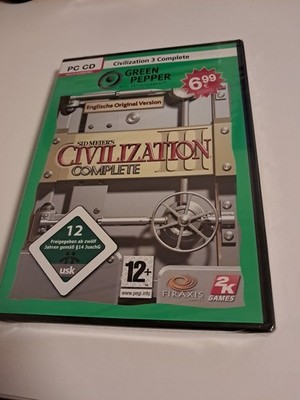 Sid Meier's Civilization 3 III Complete (PC) - Sealed 