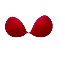 NuBra Adhesive Push Up Bra F700 Ruby Red Size C