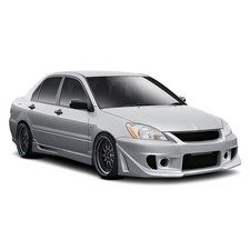 For Mitsubishi Lancer 04-07 Trackstar Style Fiberglass Body Kit Unpainted For Mitsubishi Lancer 04-07 Trackstar Style Fiberglass Body Kit Unpainted