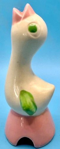 Vintage, Shawnee Pottery Pink Pie Bird Vent  Mid Century Pillsbury Premium