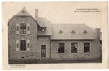 CPA 35 - PLESDER (Ille et Vilaine) - Kommunale Mädchenschule (c)