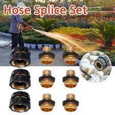 9PCS Universal Garden Hose Quick Connect Set Pipe Hose Tap Adapter Connector