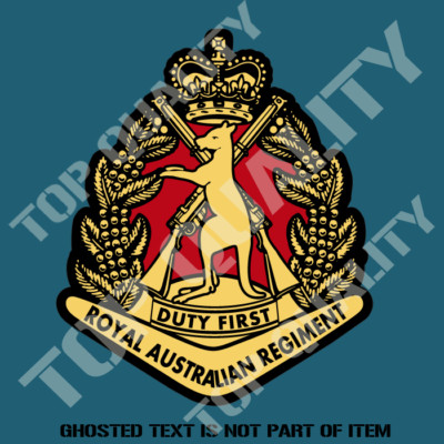ROYAL AUSTRALIAN REGIMENT RAR PATRIOTIC MILITARY DECALS STICKERS ...