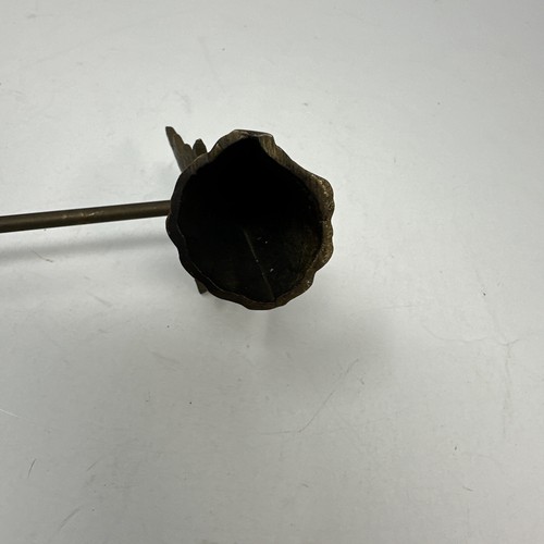 Vintage Brass Angel Candle Snuffer Ornate Handle Wings - Picture 6 of 6