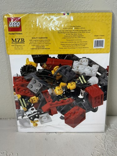 Lego Pocket Folders 2 Pack & 2 Sticker Sheets School Supplies - Picture 2 of 9