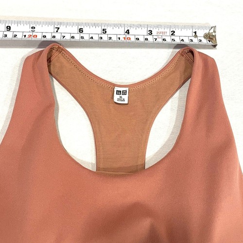 ~ UNIQLO XL Sports Bra Racerback Built-in Wireless Bra Nude/Sand/Mauve/Tan/Pink - 第 9/10 張圖片