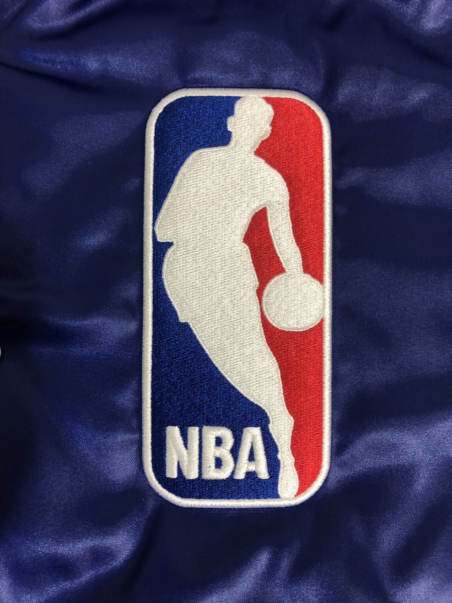 Nike SB x NBA Satin Bomber Jacket AH3392-455 Men's Sz S Royal Blue