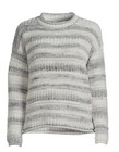 Pullover Sweaters Striped Turtleneck for Women