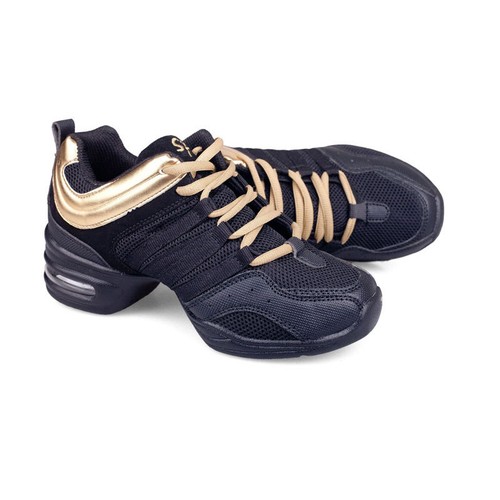 Leichte atmungsaktive schwarze moderne Jazz Hip Hop Line Damen-Tanzschuhe Damen-Turnschuhe - Bild 6 von 28