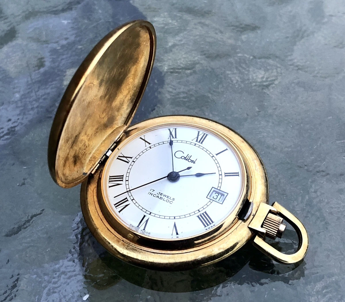 Harvey’s 17 Jewels in cabloc watch‎ pocket Working Vintage 1950 main image 4