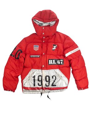 Polo Ralph Lauren 1992 Winter Stadium M 92 Puffer Down Jacket Daunenjacke Jacke