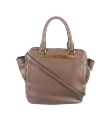 Marc by Marc Jacobs Goodbye Columbus Cream Leather Satchel Bag Shoulder Tote MARC JACOBS GOODBYE COLUMBUS BENTLEY ROOTBEER BROWN ITALIAN  main image 3