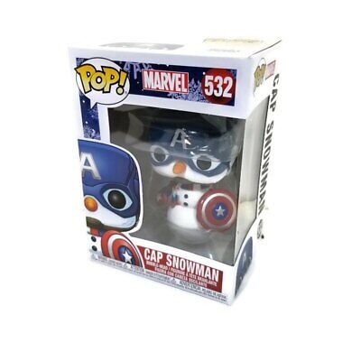 Funko Pop! Marvel #532 - Cap Snowman (Holiday) 889698433358 | eBay