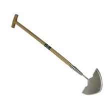 Edging Iron High Quality Greenman Ash Handled Stainless Steel 