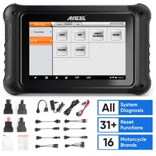 ANCEL MT700 Motorcycle All System OBD2 Scanner Diagnostic Scan Tool ABS SRS TPMS