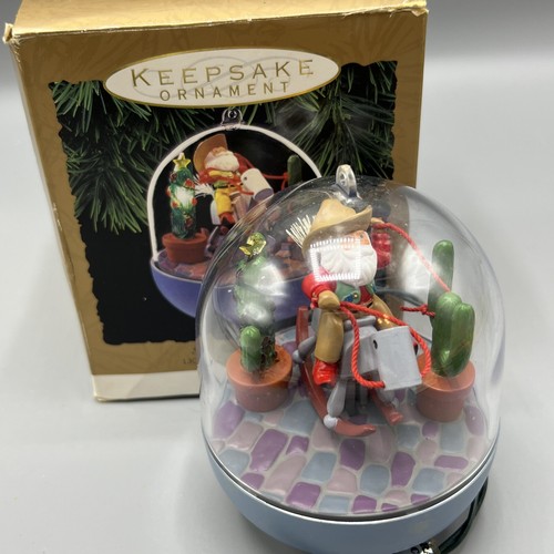 Hallmark Keepsake Ornament HOME ON THE RANGE Cowboy Light Motion Magic Tested - Picture 3 of 8