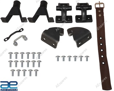 Aespares Klapp Windschutzscheiben Kit Für Suzuki Samurai 86-95, Schwarz